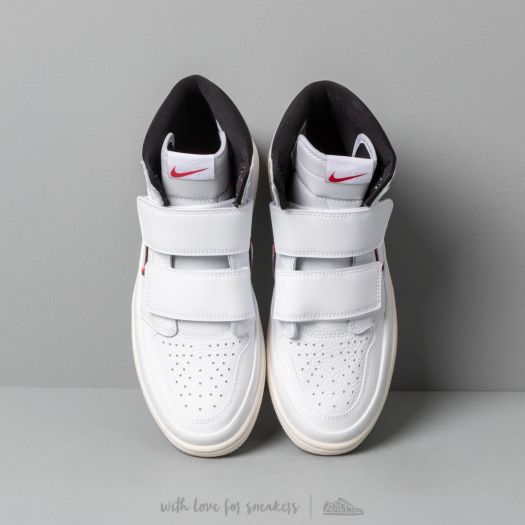 air jordan 1 re hi double strap white