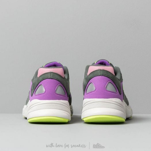 Purple and yellow hotsell adidas yung 1s