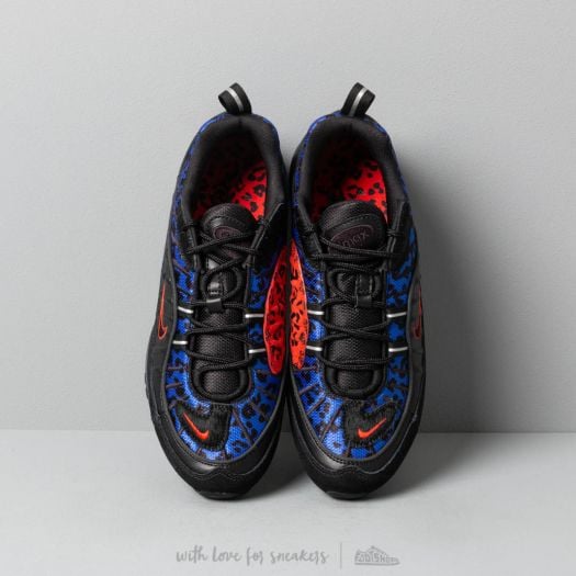 Women s shoes Nike W Air Max 98 Premium Black Habanero Red Racer