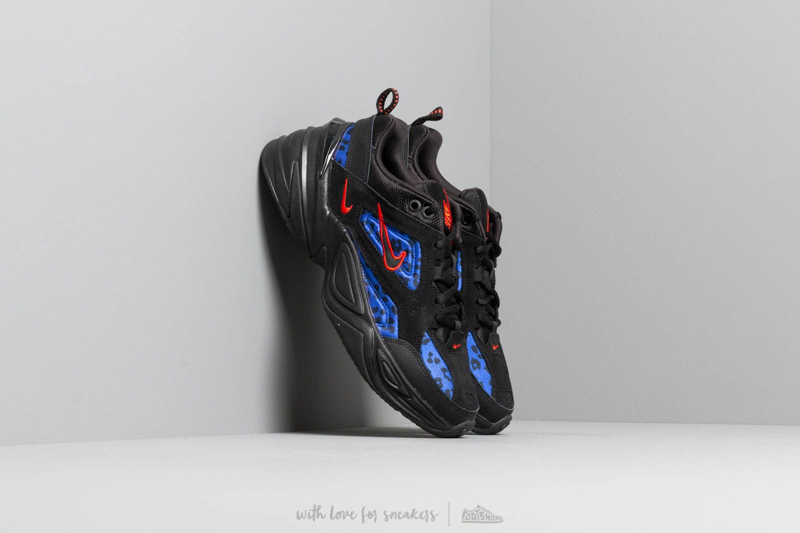 Women's shoes Nike W M2K Tekno Black/ Habanero Red-Racer Blue