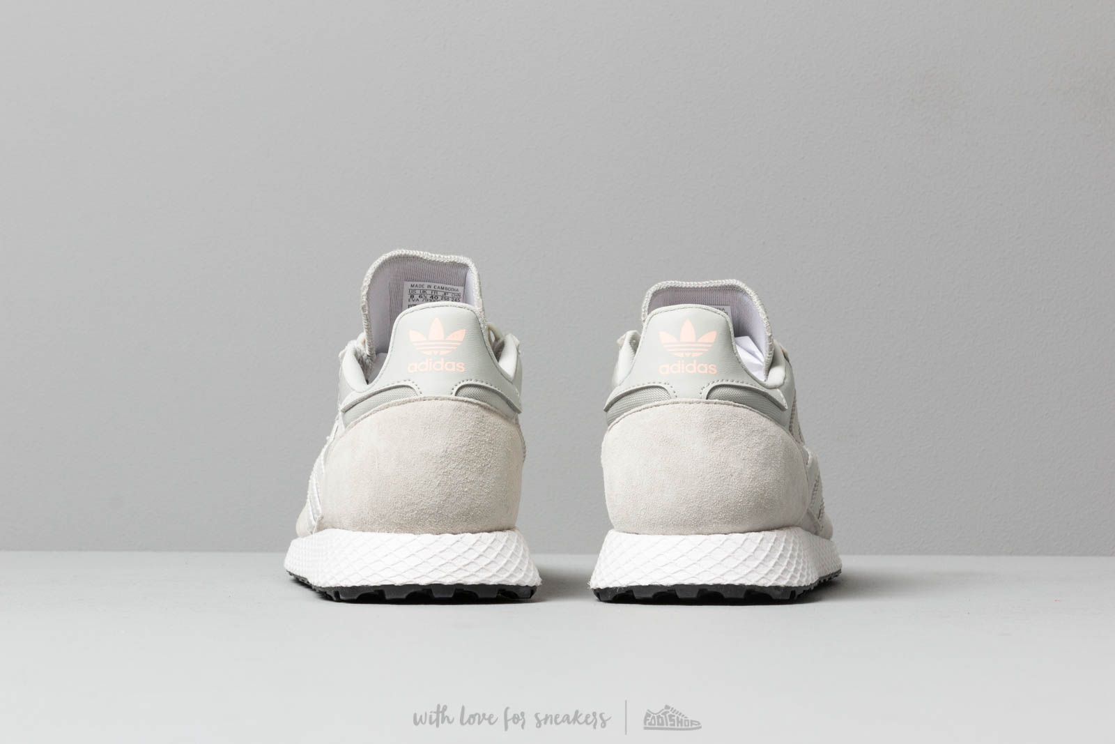 Damen Sneaker und Schuhe adidas Forest Grove W Ash Silver/ Ash Silver/ Clear Orange