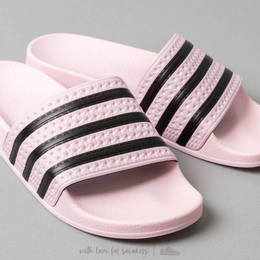 Adidas adilette clear sale pink