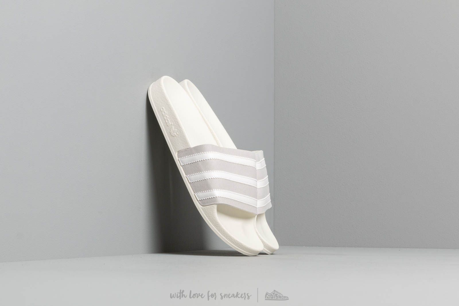 Buty męskie adidas Adilette Grey Two/ Ftw White/ Off White