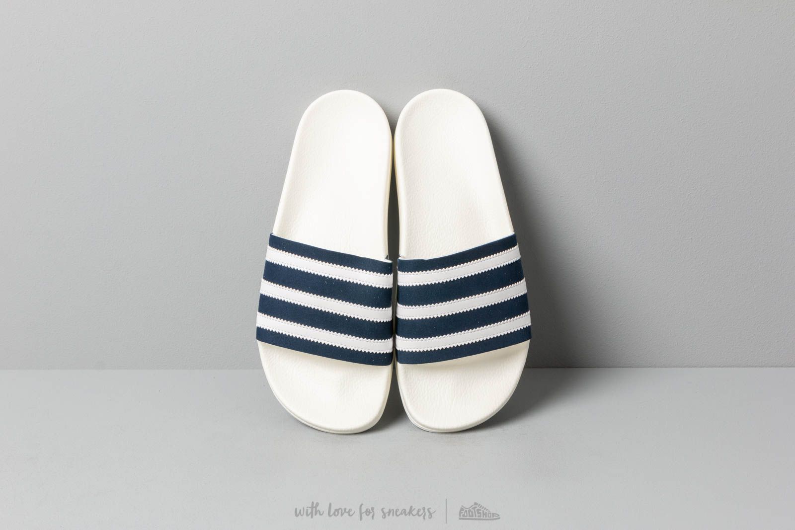 Men's shoes adidas Adilette Collegiate Navy/ Ftw White/ Off White | Footshop