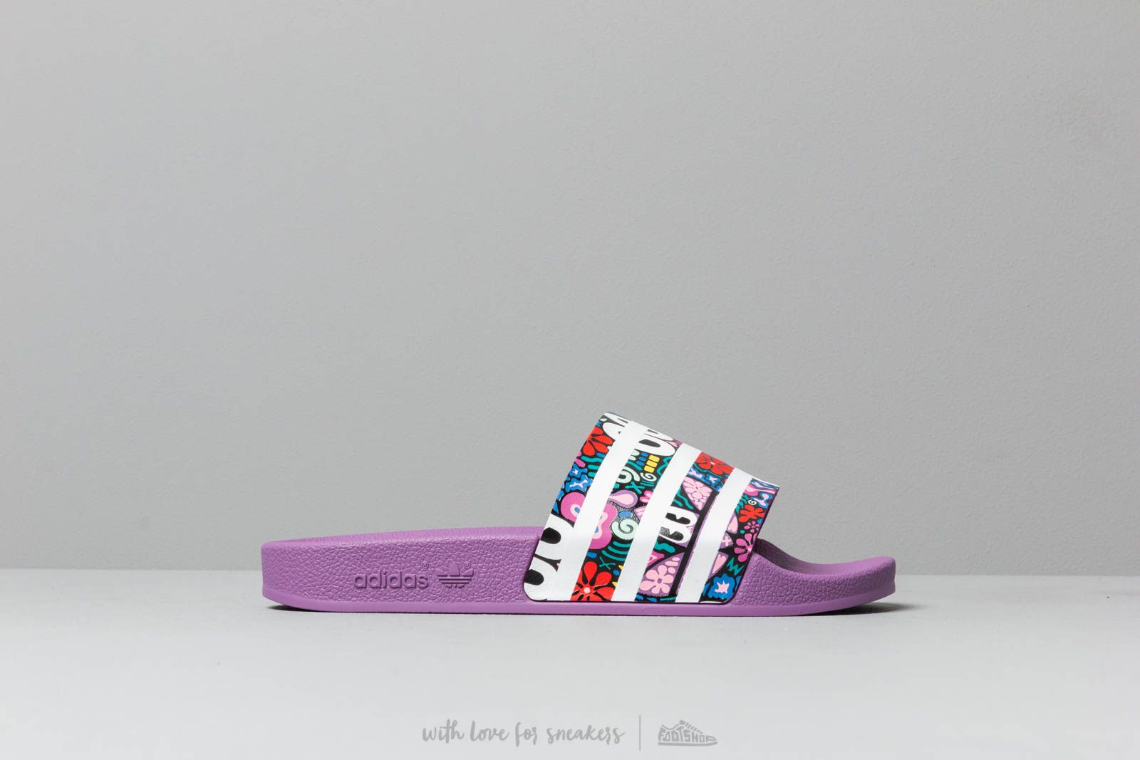 Sapatos de mulher adidas Adilette W Core Black/ Ftw White/ Active Red