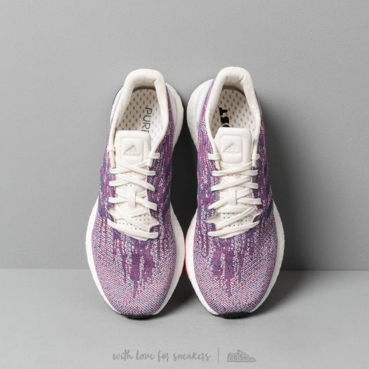 Damen Sneaker und Schuhe adidas PureBOOST DPR W Cloud WhiteI Raw Indigo Shock Red Footshop