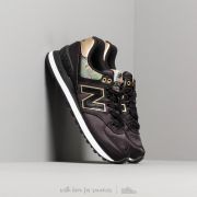 Women s shoes New Balance 574 Black Gold Footshop