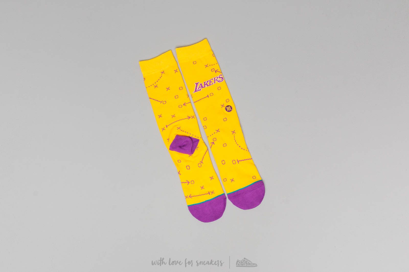 Socks Stance NBA Lakers Playbook Socks Yellow