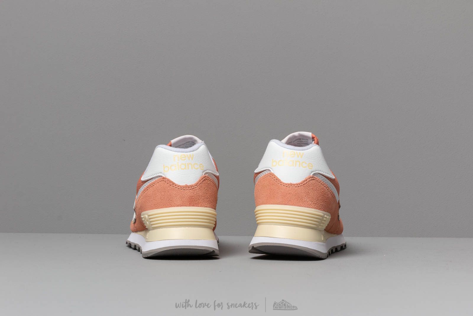 Scarpe donna New Balance 574 Orange/ White