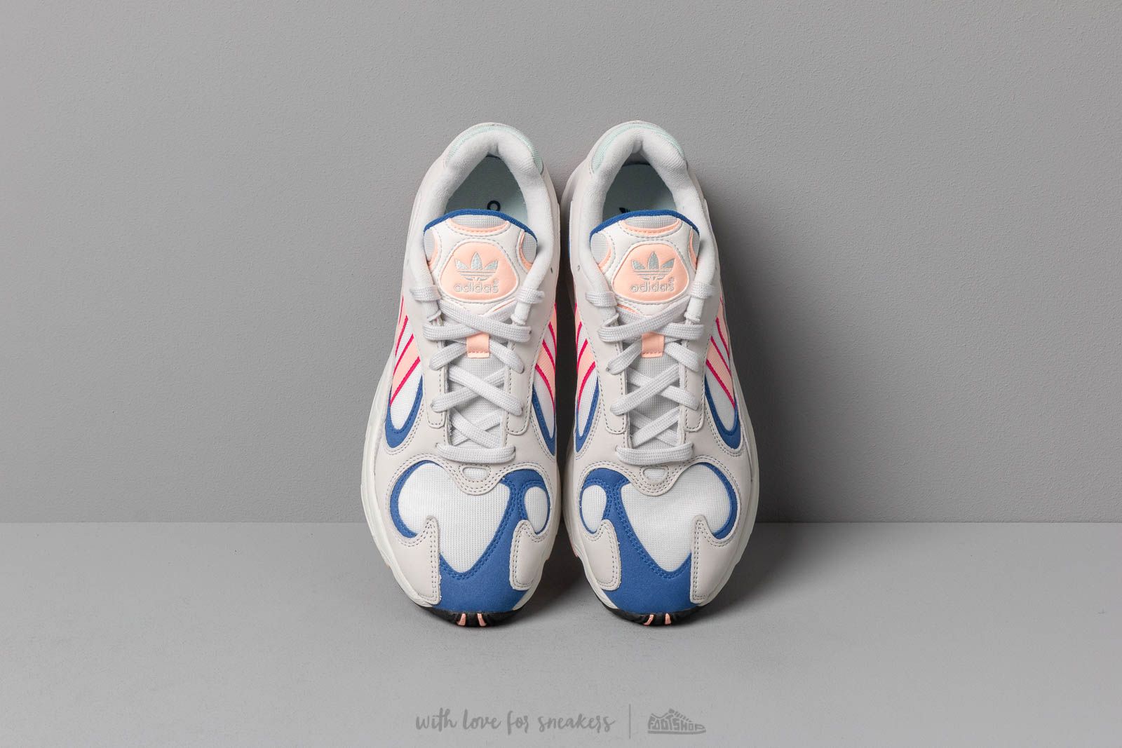 Men s shoes adidas Yung 1 Crystal White Clear Orange Clear Royal