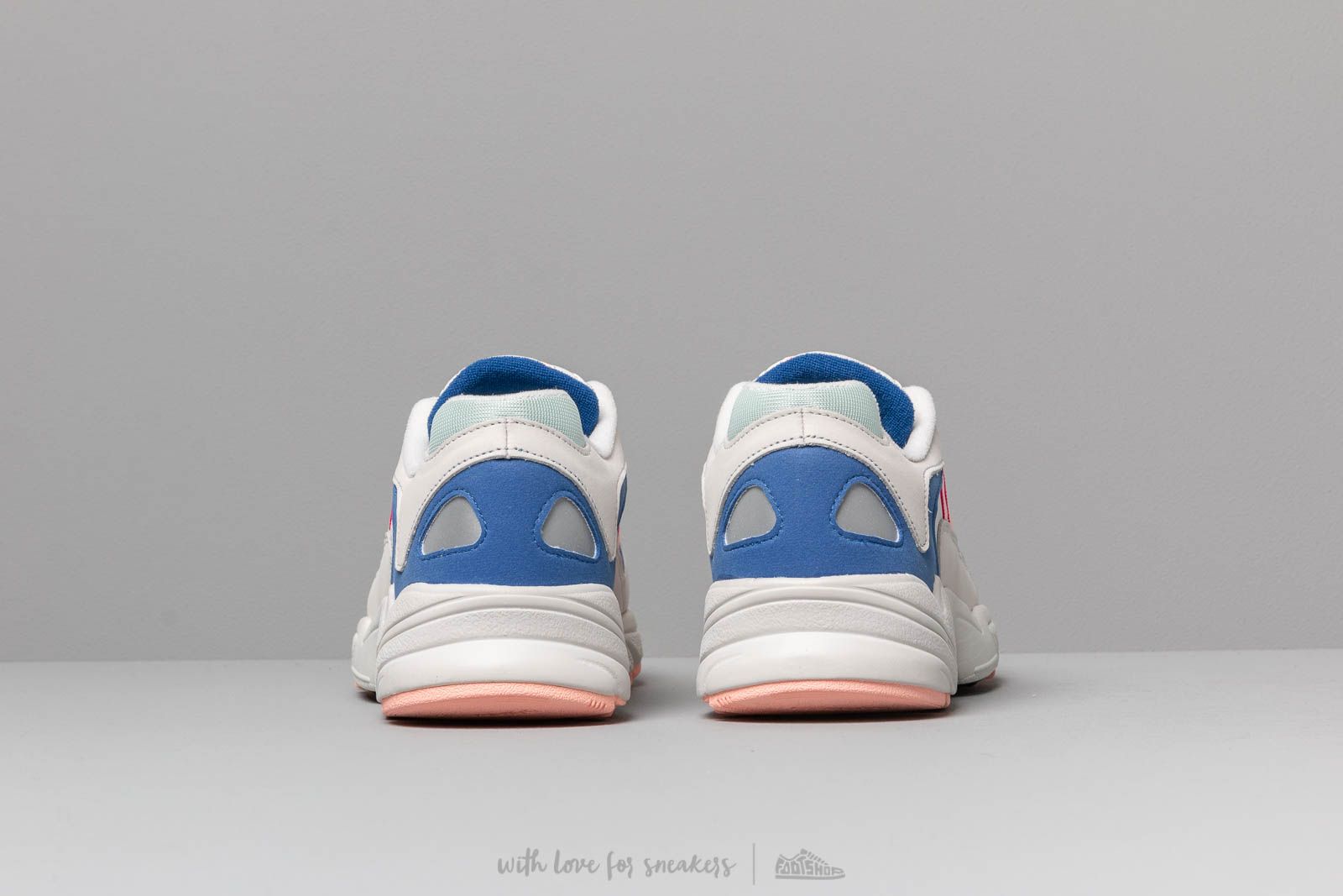 Men's shoes adidas Yung-1 Crystal White/ Clear Orange/ Clear Royal