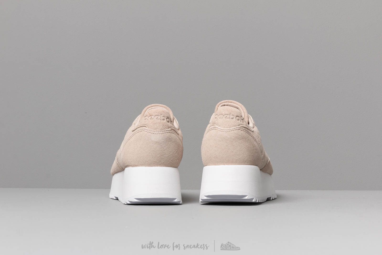 Women's shoes Reebok Classic Leather Double Light Sand/ White