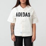 T shirts adidas Baseball Jersey Chalk White Raw White Footshop