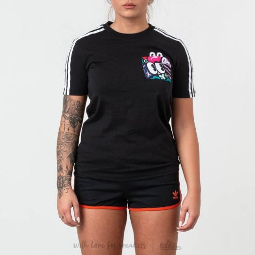 T shirts adidas Trefoil Tee Black Footshop