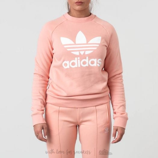 Adidas trefoil best sale dust pink