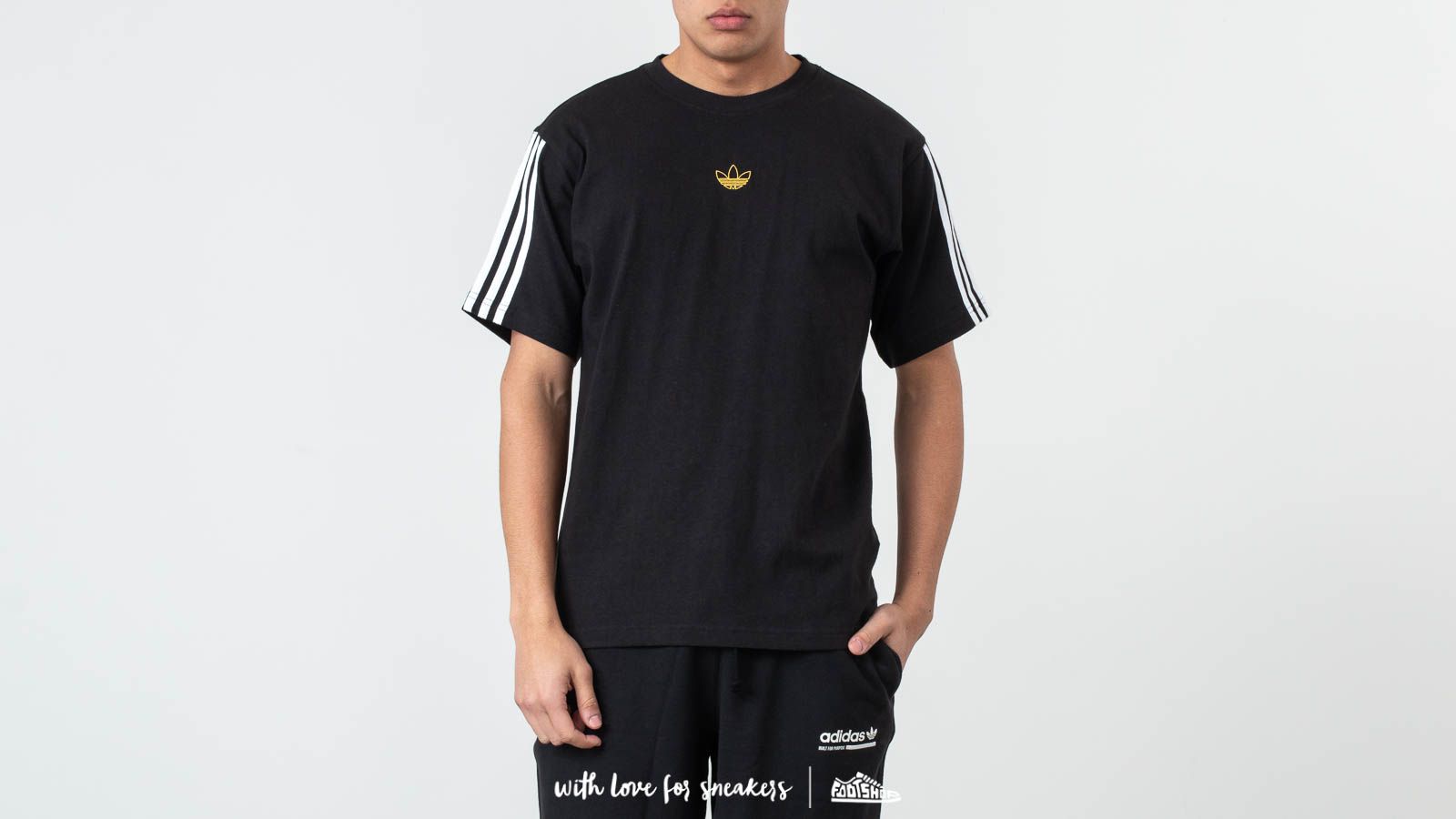 T-shirts adidas Originals Floating Tee Black/ White