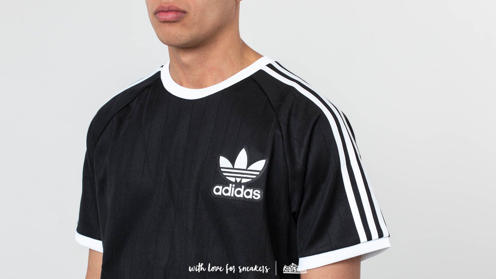 T Shirts adidas Baseball Tee Black White Footshop