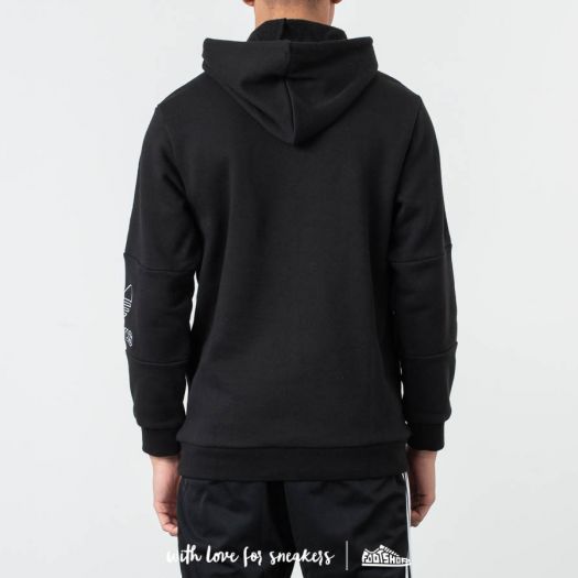 Sweatjacken und Sweatshirts adidas Originals Outline Hoodie Black Footshop