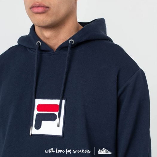 Hoodies and sweatshirts FILA Shawn Hoodie Black Iris Footshop
