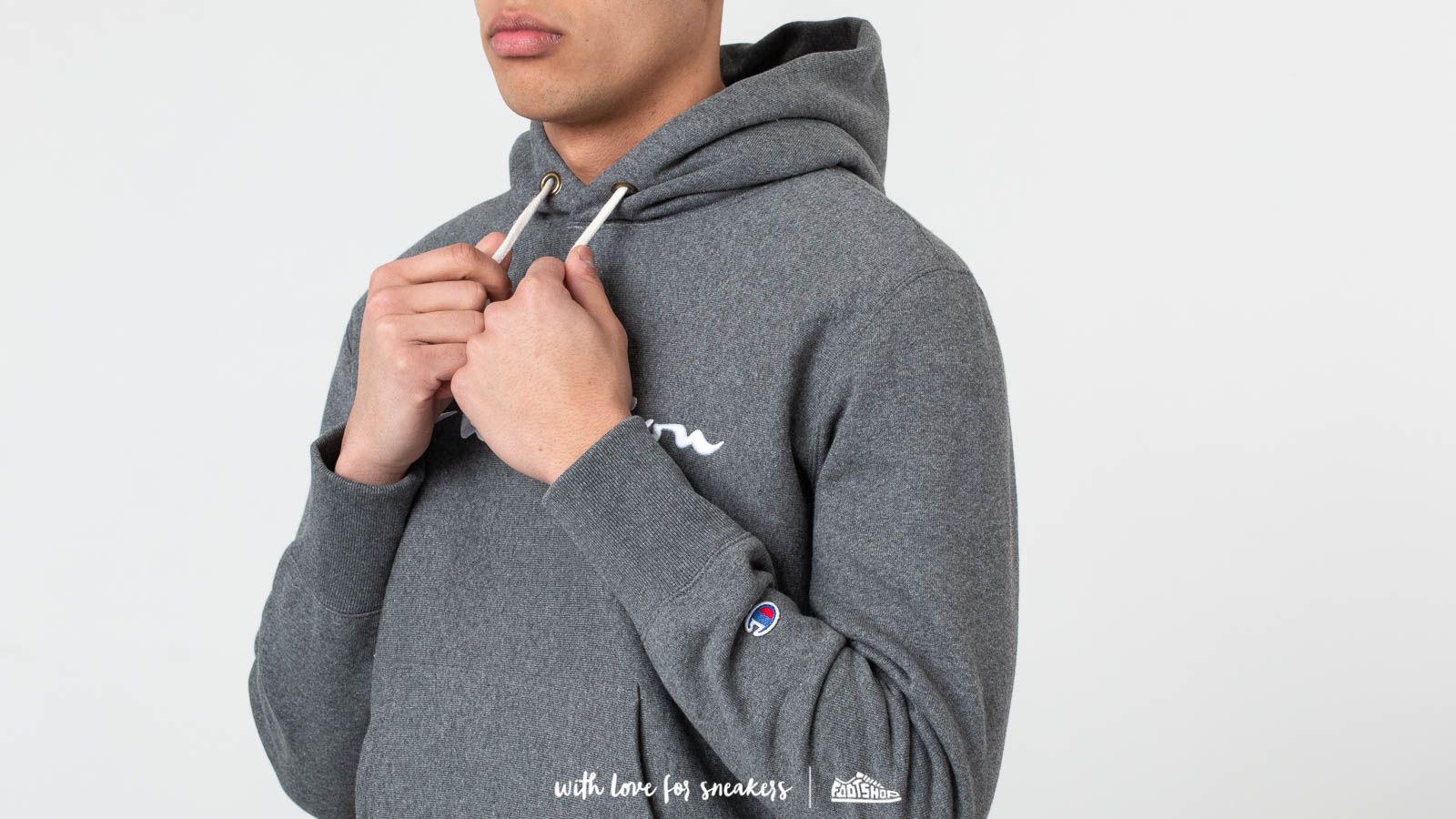 Dark grey new arrivals champion sweatshirt