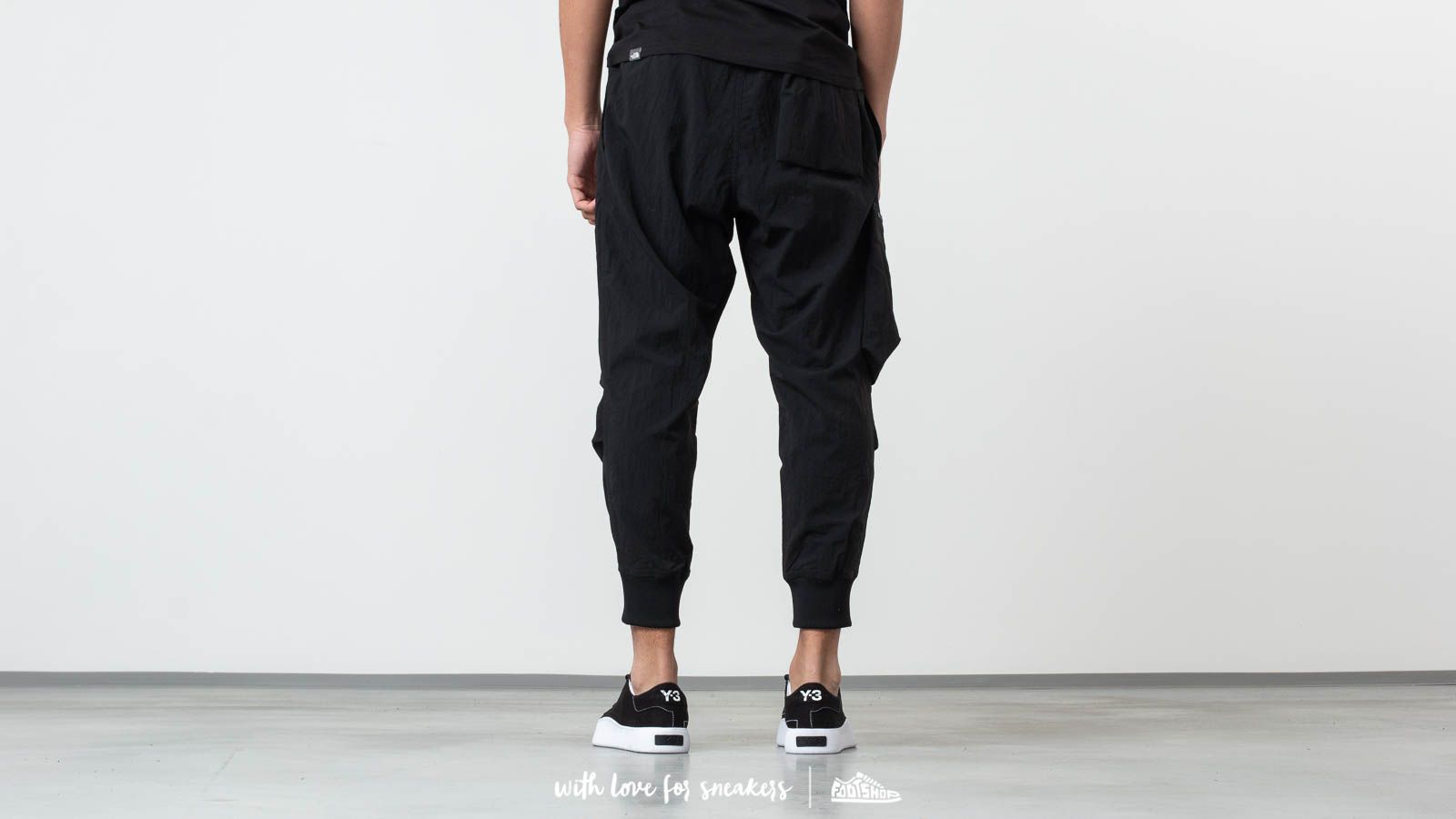 Pantaloni chino Y-3 Cargo Pants Black