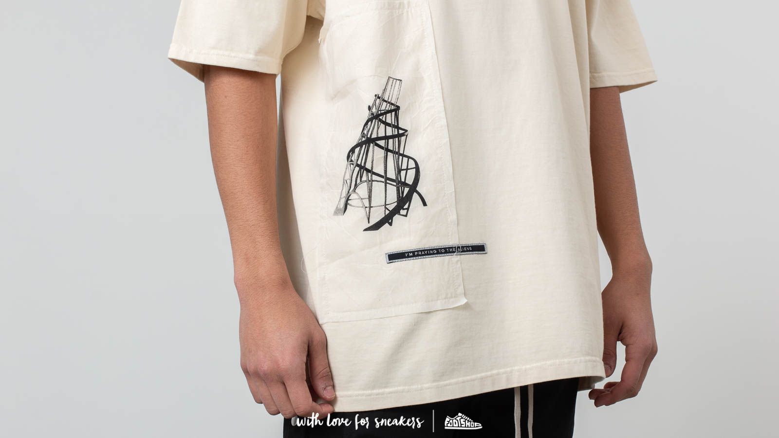 Magliette Rick Owens DRKSHDW Jumbo Tee Natural
