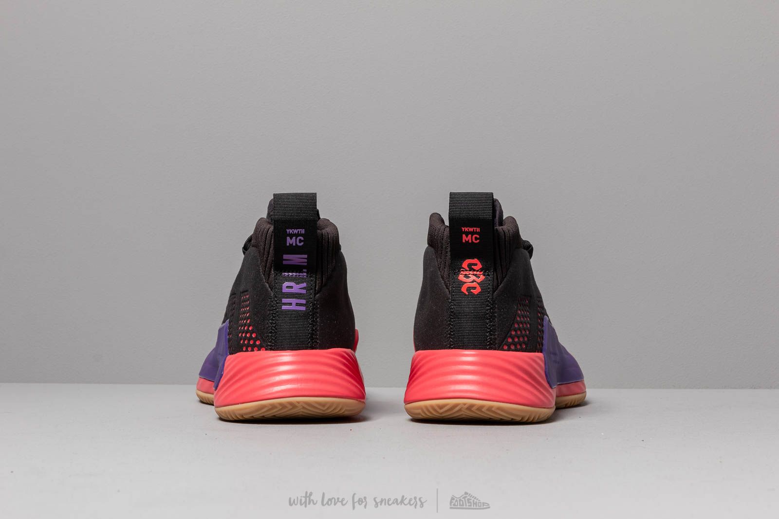 Men s shoes adidas Dame 5 Core Black Shored Actpur Footshop