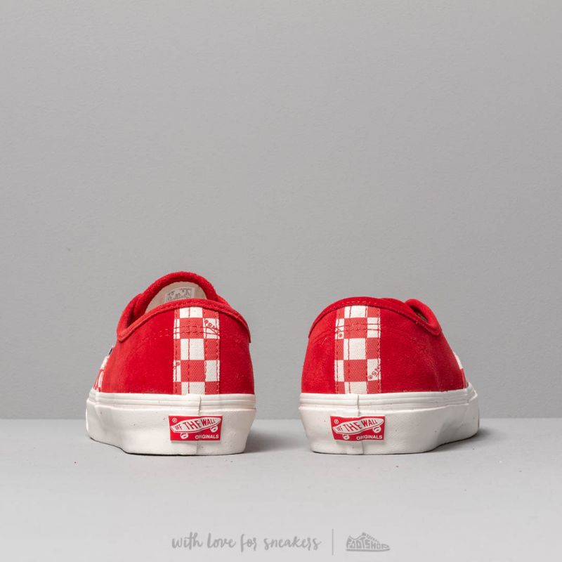 Vans Vault OG Authentic LX (Suede/ Canvas) Racing Red | Footshop