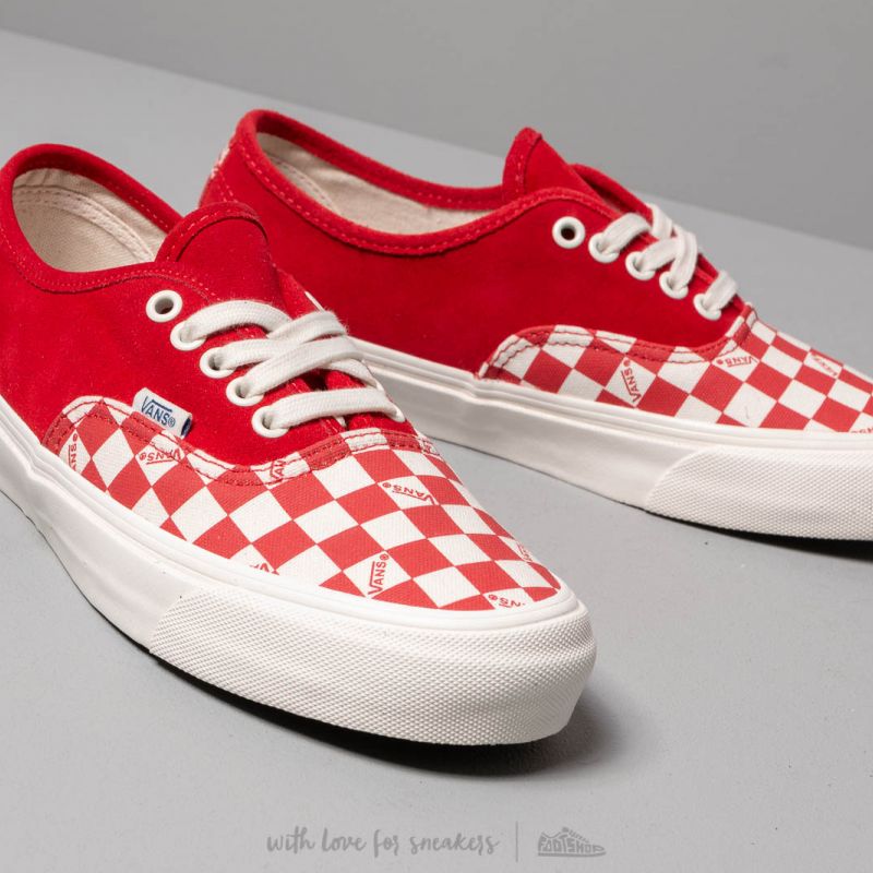 Vans Vault OG Authentic LX (Suede/ Canvas) Racing Red | Footshop