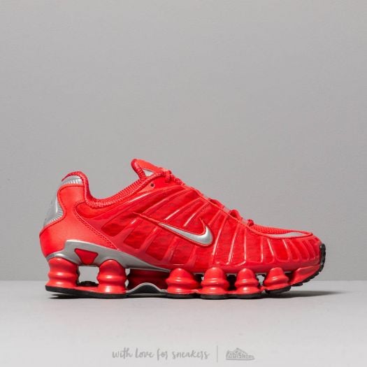 Men s shoes Nike Shox TL Speed Red Metallic Silver Footshop