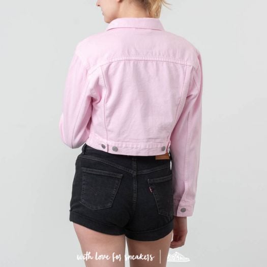 Levis cropped hot sale trucker jacket