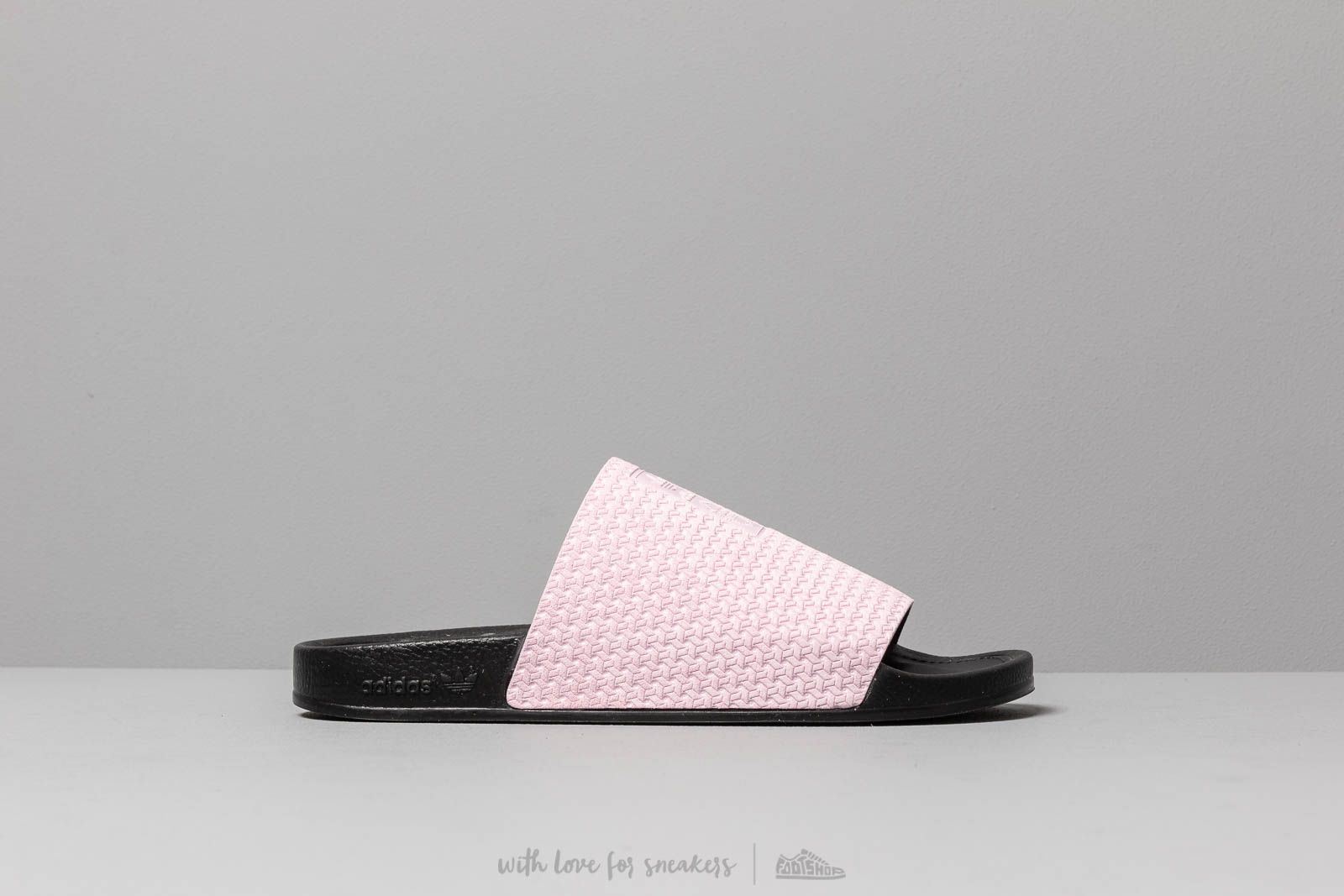 Women s shoes adidas Adilette Luxe W Clear Pink Core Black Gold