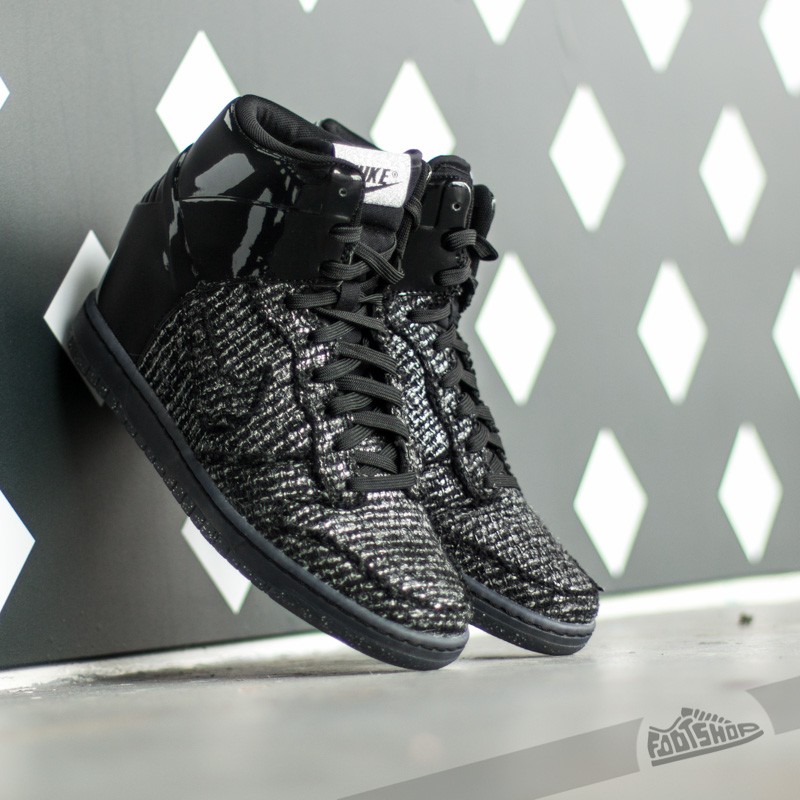 Women s shoes Nike Wmns Dunk Sky Hi VT QS Black Metalic Silver Footshop