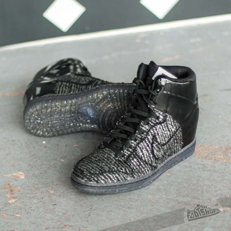 Women s shoes Nike Wmns Dunk Sky Hi VT QS Black Metalic Silver