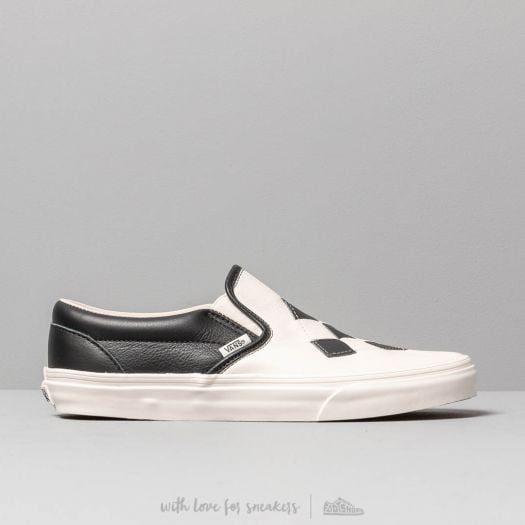 Vans slip on checkerboard leather shop
