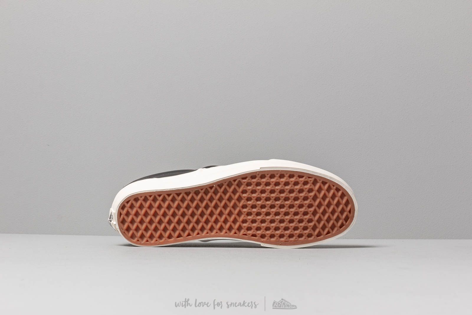 Scarpe uomo Vans Classic Slip-On (Woven Leather) Checkerboard