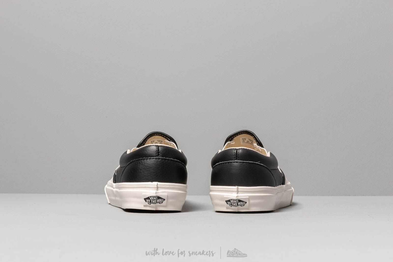 Scarpe uomo Vans Classic Slip-On (Woven Leather) Checkerboard