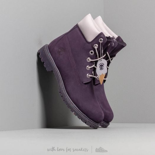 Purple timberland boots womens best sale