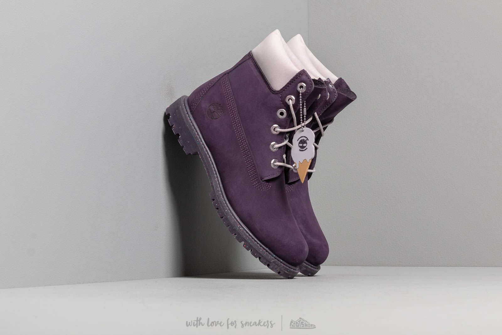 Women's shoes Timberland Premium 6 In Waterproof Boot Dark Purple Nubuck