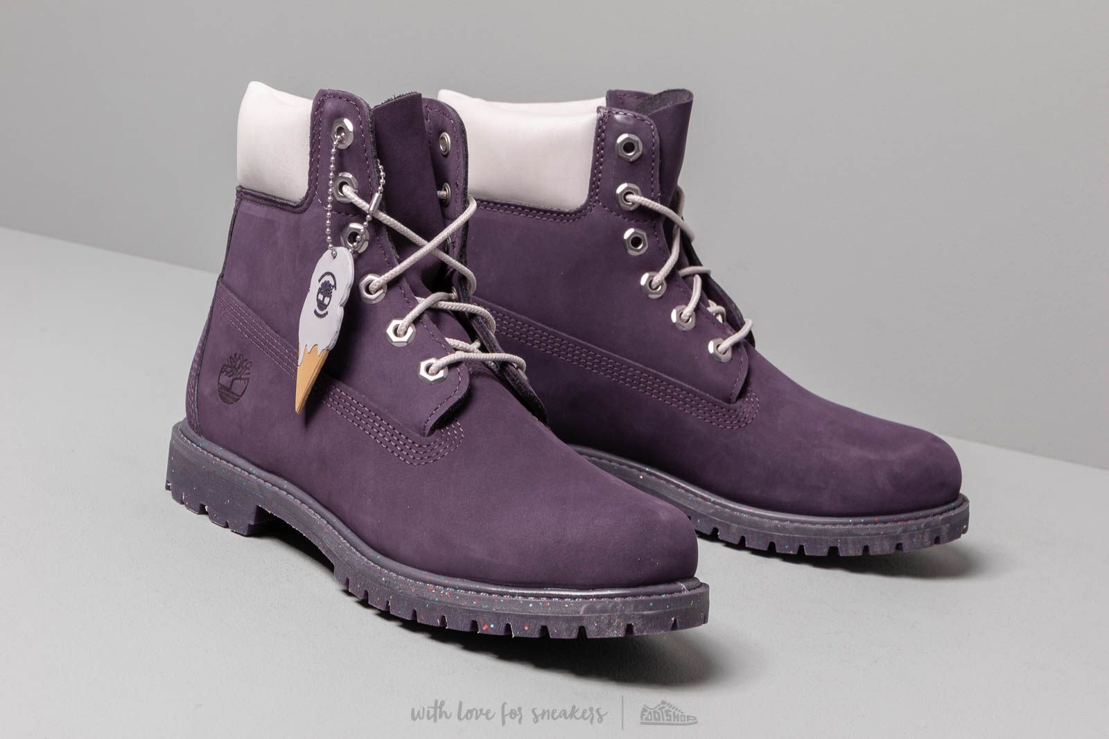 Zapatillas mujer Timberland Premium 6 In Waterproof Boot Dark Purple Nubuck  | Footshop