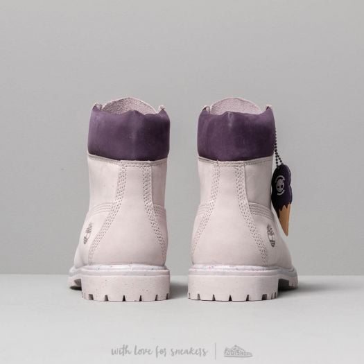 Light lilac shop nubuck timberlands