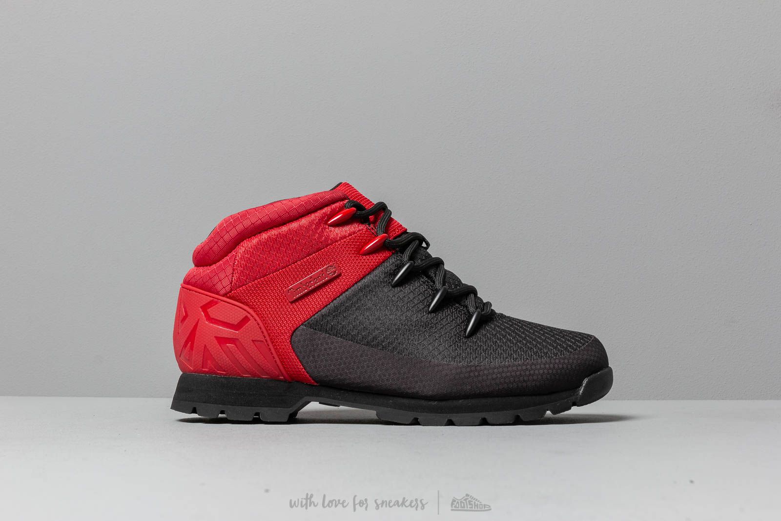 Ανδρικά παπούτσια Timberland Euro Sprint Mid Hiker Black/ Red
