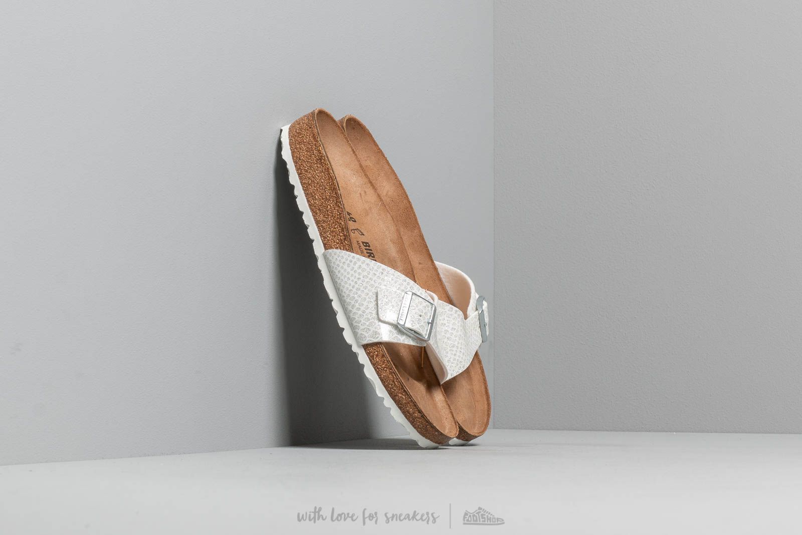 Women's shoes Birkenstock Madrid BS Magic Snake White
