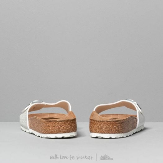 Birkenstock madrid discount magic snake white