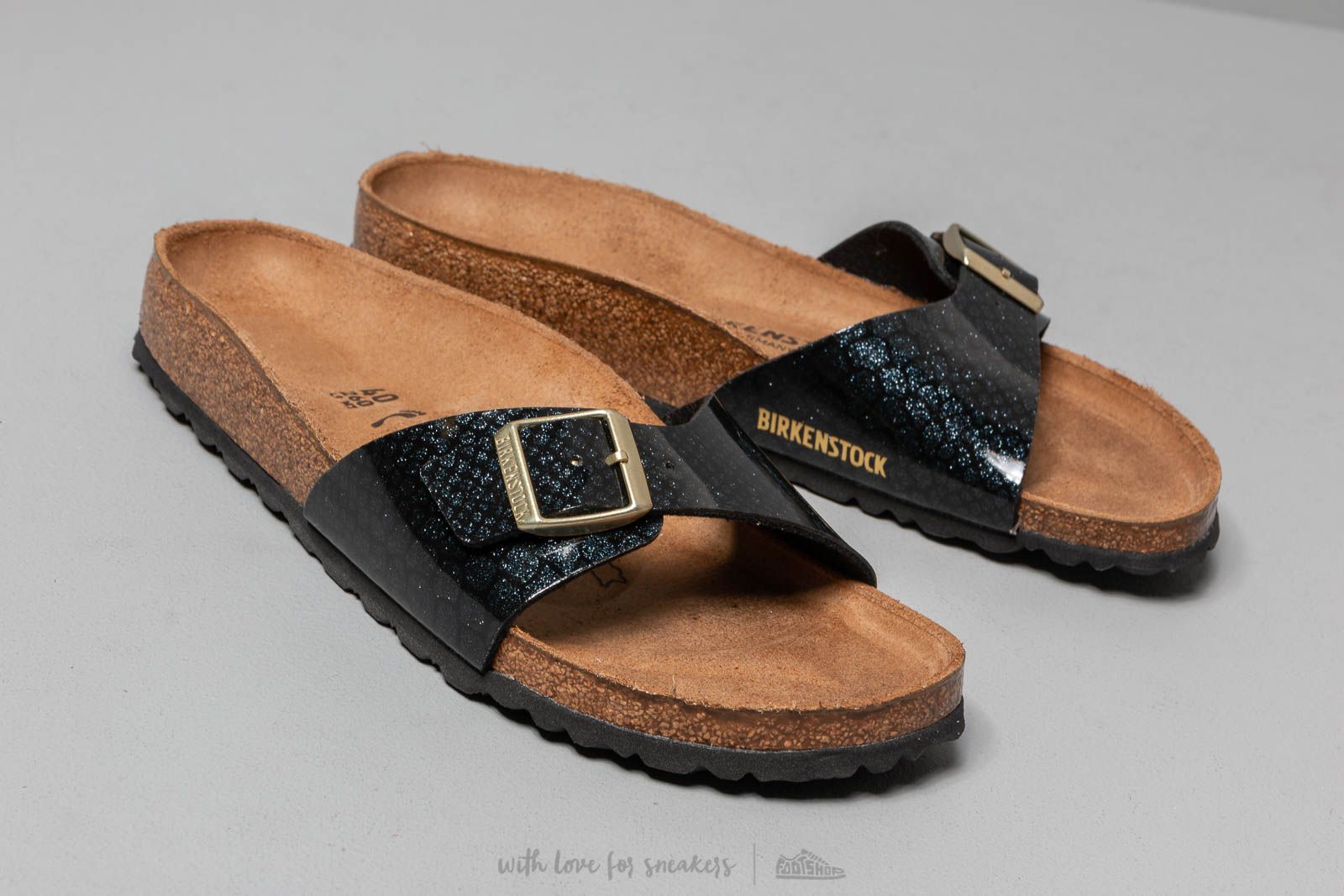 Women s shoes Birkenstock Madrid BS Magic Snake Black Footshop