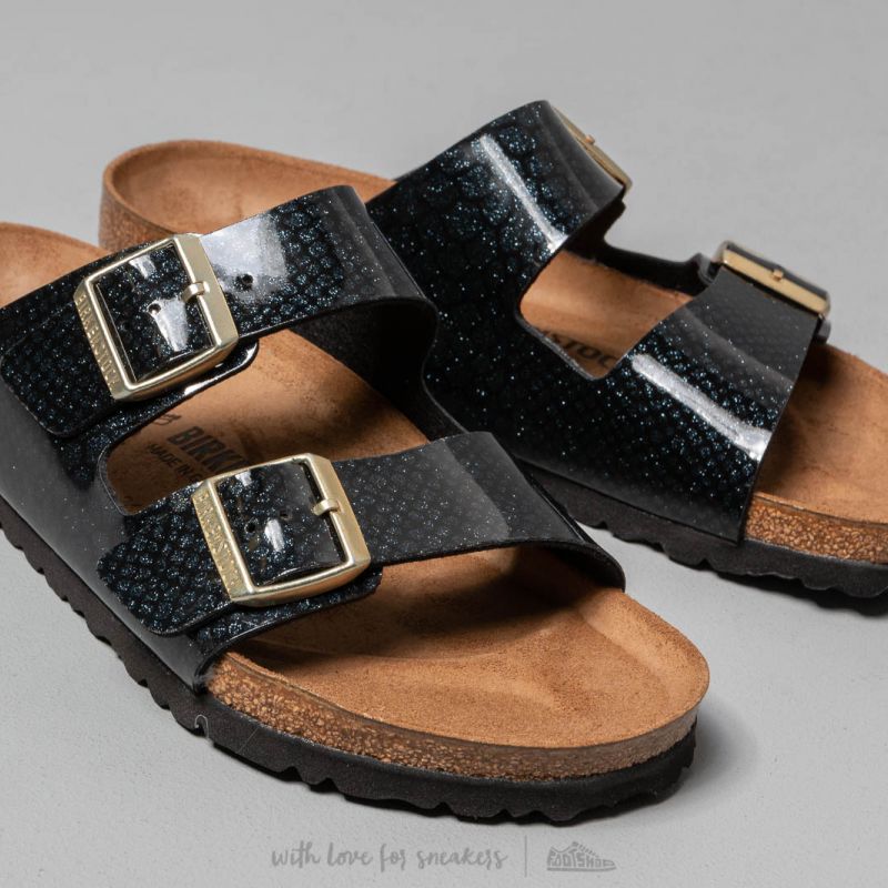 靴 BIRKENSTOCK Arizona BS MagicSnake Black Dámské tenisky a boty Birkenstock Arizona BS Magic Snake Black
