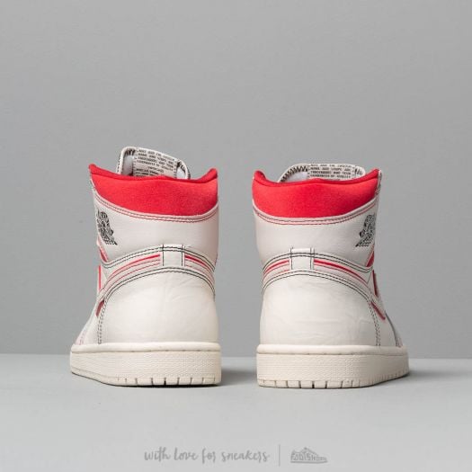 Jordan 1 phantom university red top