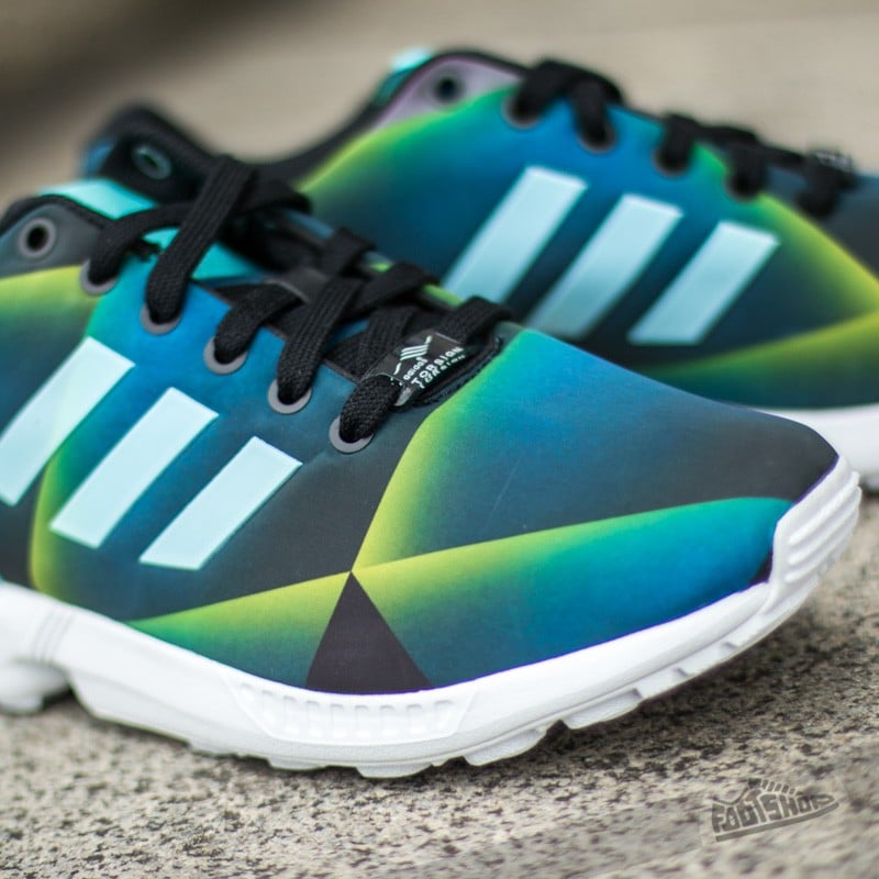 Herren Sneaker und Schuhe adidas ZX Flux FTWR White/ Clear Aqua/ Core Black