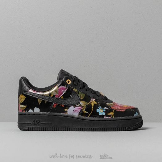 Women's 'air force 1 07 lxx black/black/black/metallic gold top
