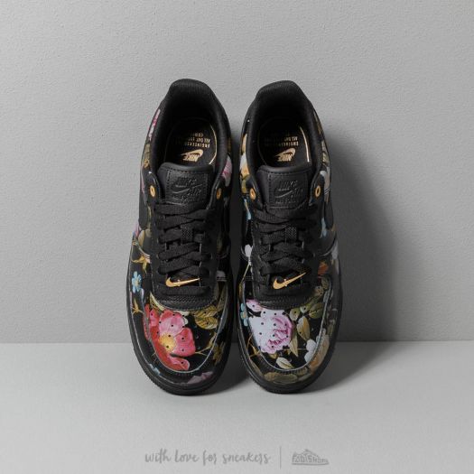 Women's 'air force 1 07 lxx black/black/black/metallic gold top